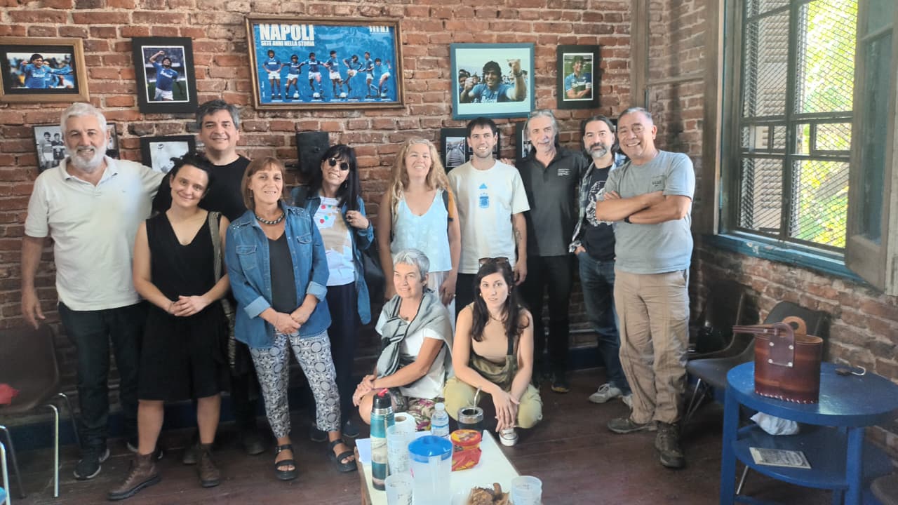 Reunión en Club Nápoles de La Boca